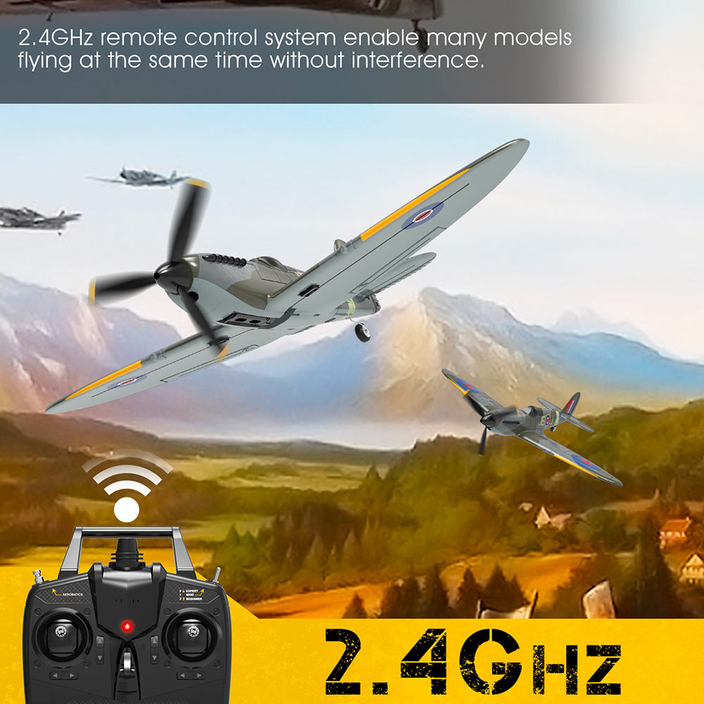 Eachine-Spitfire-V2-24-GHz-EPP-400mm-Spannweite-6-Achsen-Gyro-One-Key-U-Turn-Kunstflug-Mini-RC-Flugz-1913501-3